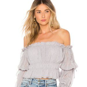 Like New Tularosa White Sands Top in Grey